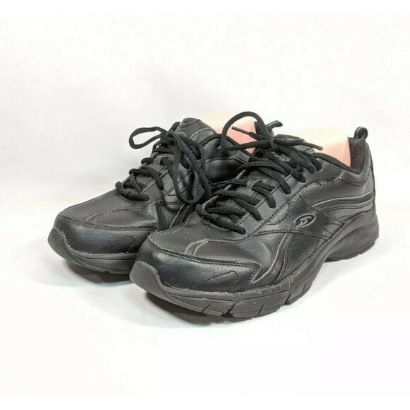 Dr Scholl's Shoes - Dr Scholl's Walking Shoes Women's Size 9.5 Med Black Leather Lightweight